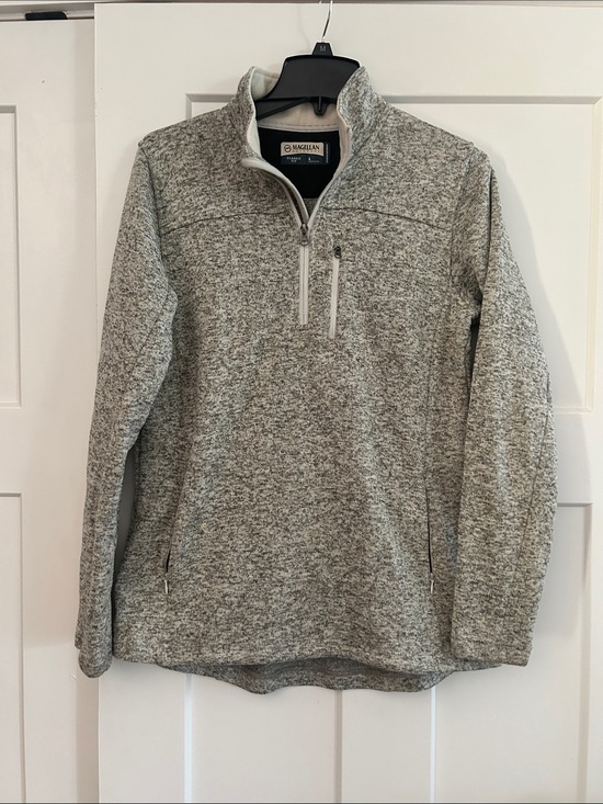 Magellan Outdoors Other - Magellan Outdoors womens Grey Quarter-Zip Sweater